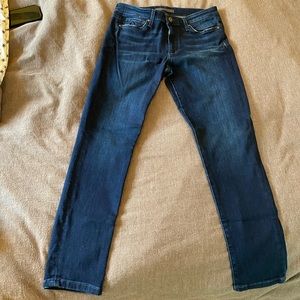 Joe’s Jeans Mid Rise Skinny Ankle Size 30 Dark Denim